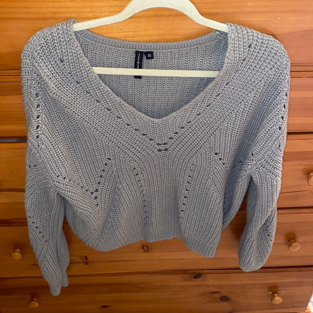 Light green v neck sweater. Tj maxx